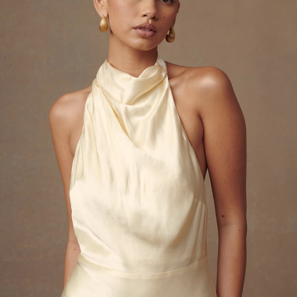 Meshki Butter Yellow Esther Dress